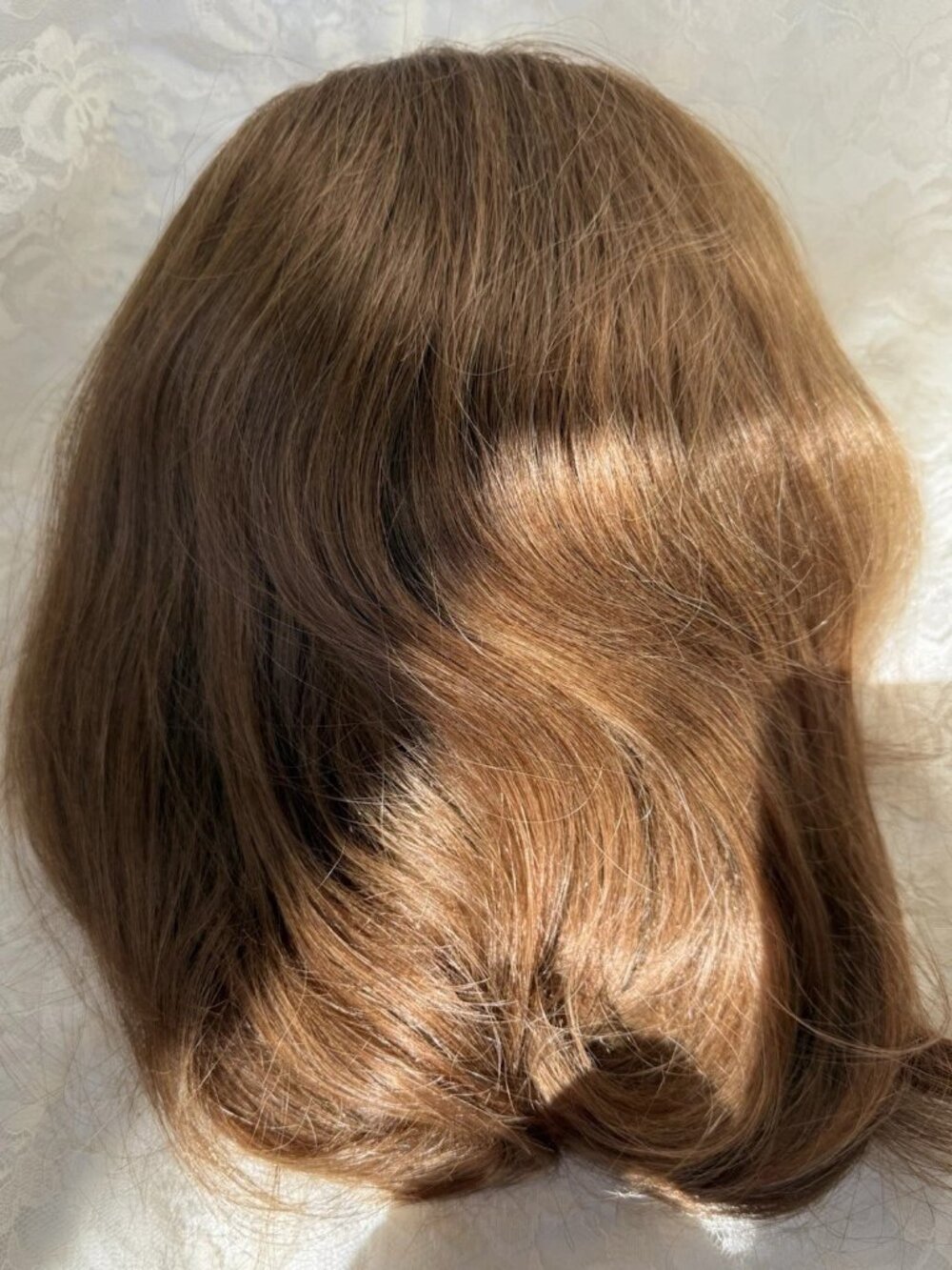 Vintage 100% Human Hair Fall from 1970's -#31 Golden brown NEW with tags - Picture 2 of 9